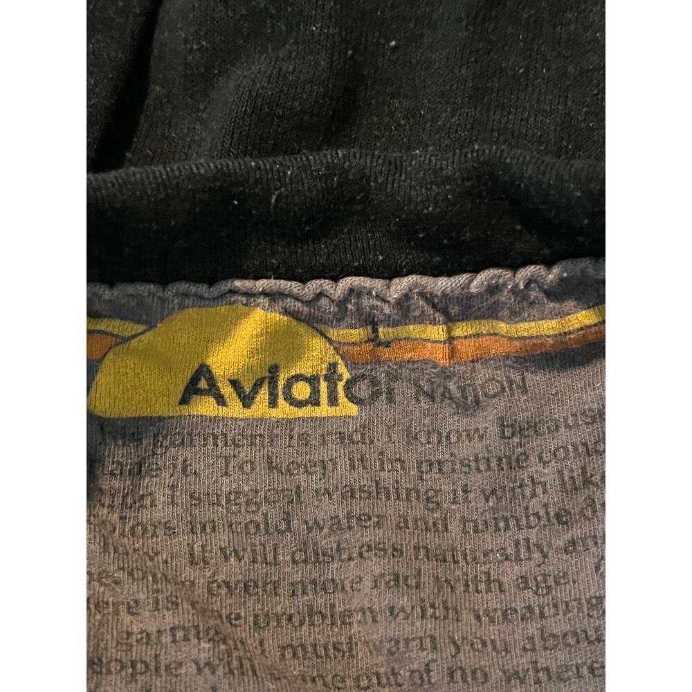 Aviator Nation Global Citizen Live Sweatshirt Charcoal Gray Large USA Unisex - Picture 8 of 11